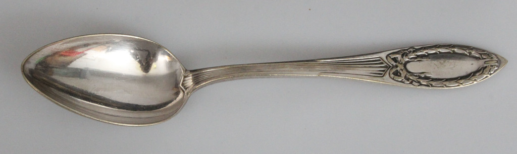 Set of metal spoons in original box (6 pcs.)