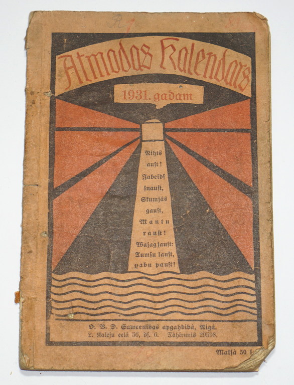 Atmodas kalendārs 1931.gadam