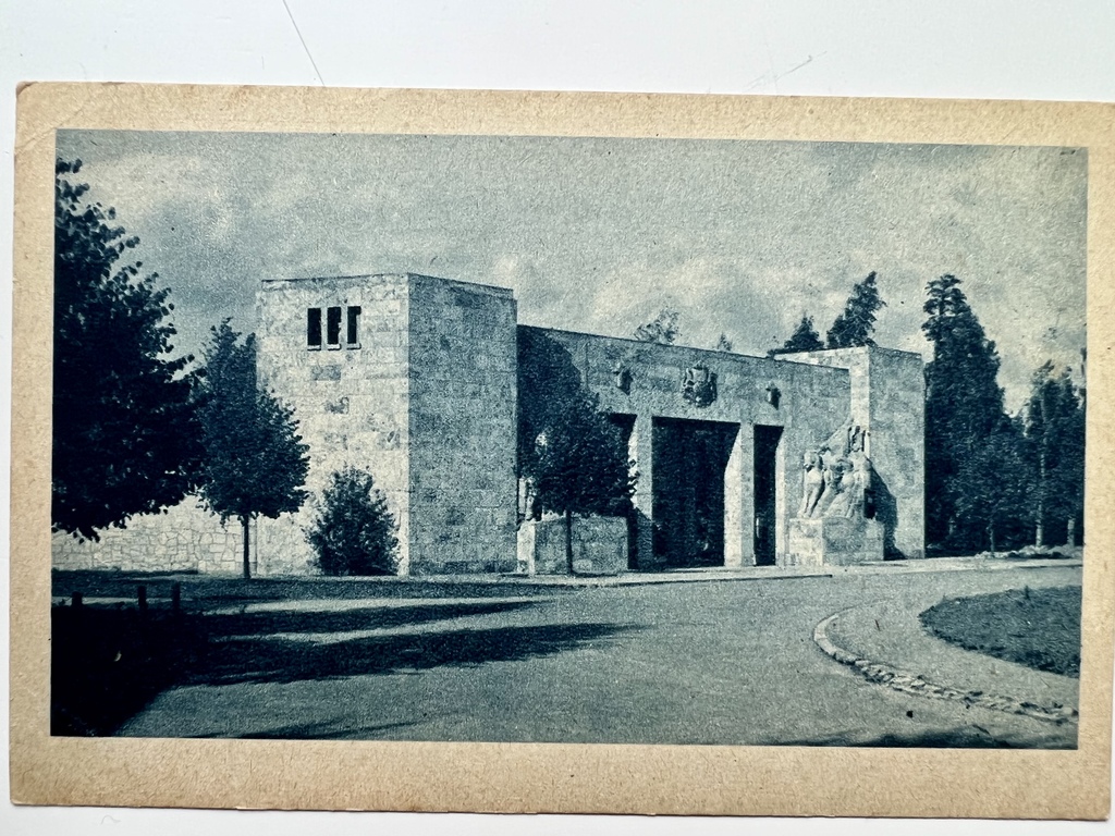 14. four postcards Fraternal Cemetery