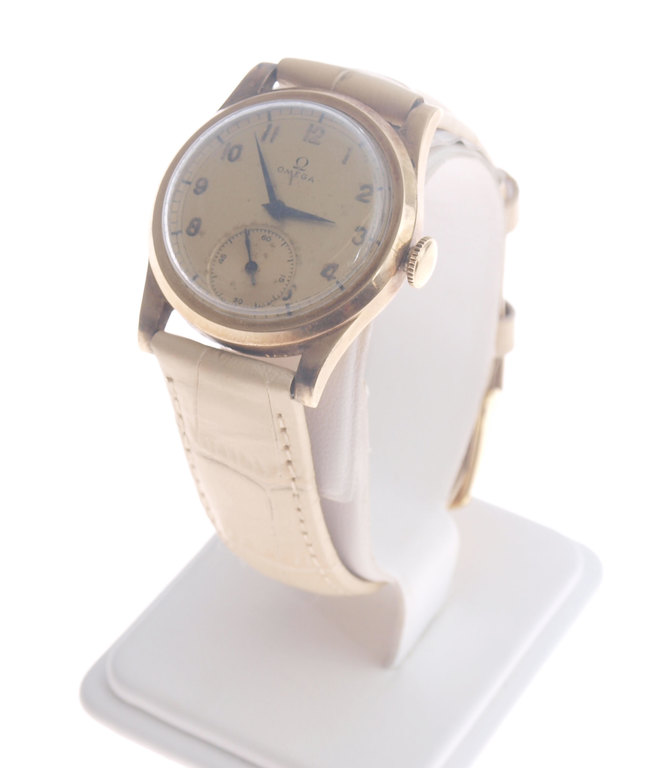 Gold wristwatch Omega Swiss