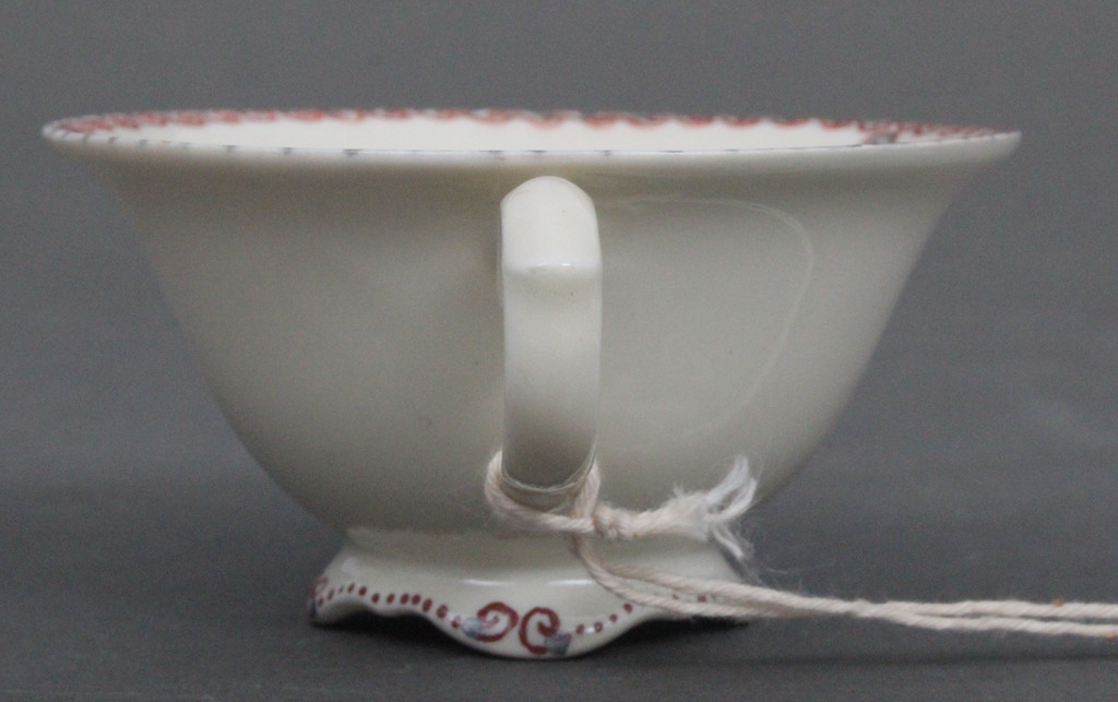 Porcelain coffee cup with painting