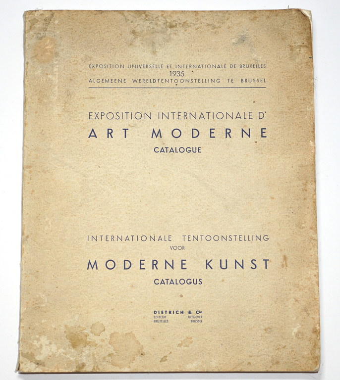 Exposition internationale d'art moderne catalogue