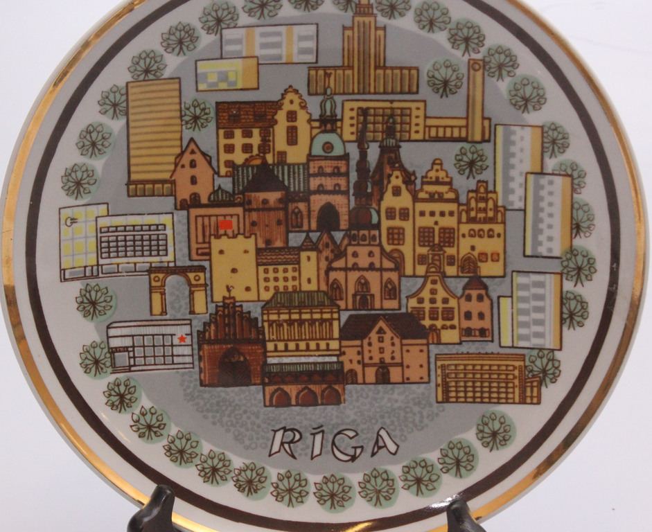 Porcelāna šķīvis ''Rīga''