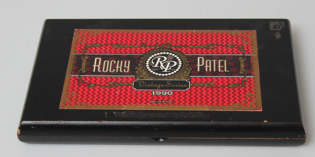 Винтажная коробка для сигар Rocky Patel 1990 года выпуска