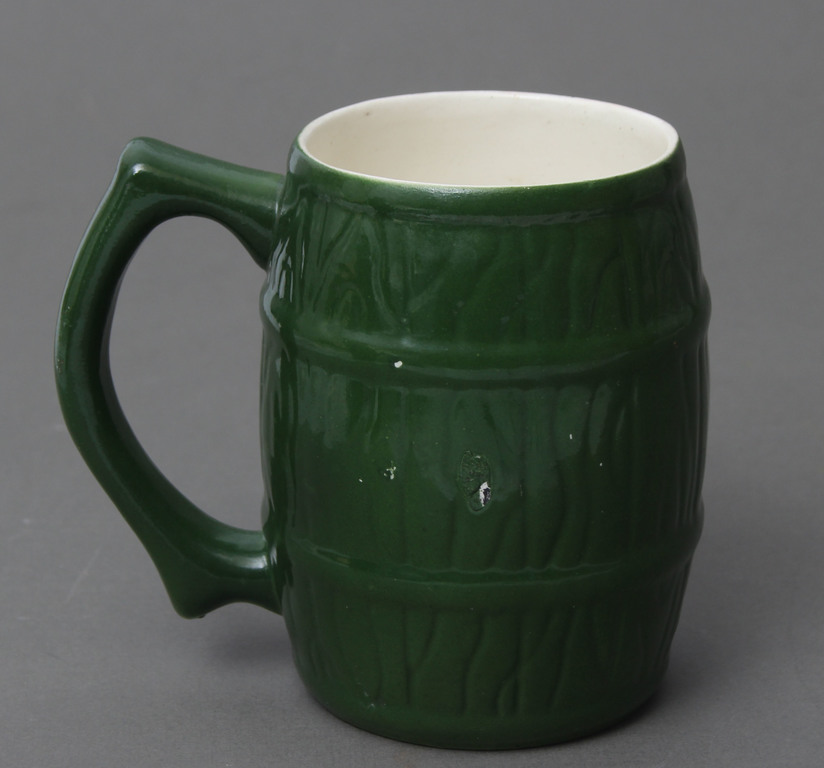 Green beer mug