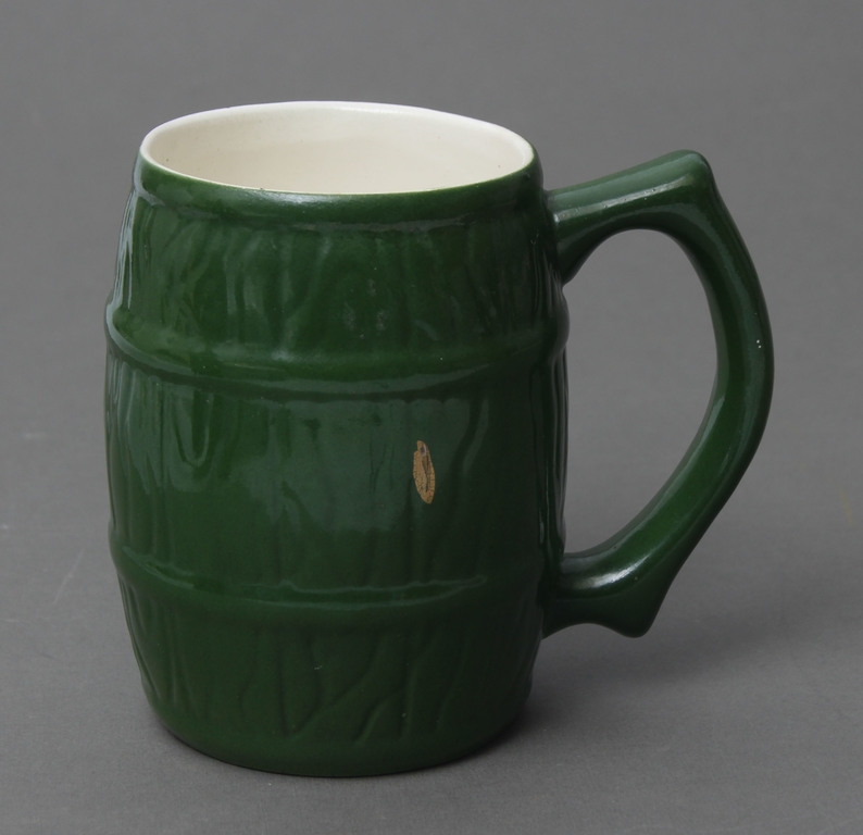 Green beer mug