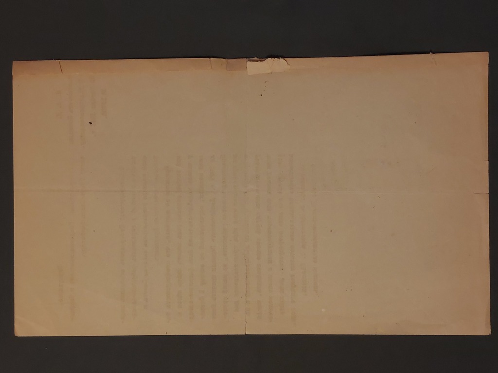 Документ от 23 ноября 1911 г. Советнику Курляндскаго Вице -Губернатора. г. Митава