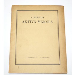 Grāmata ''Aktīvā māksla'' A. Kurcijs