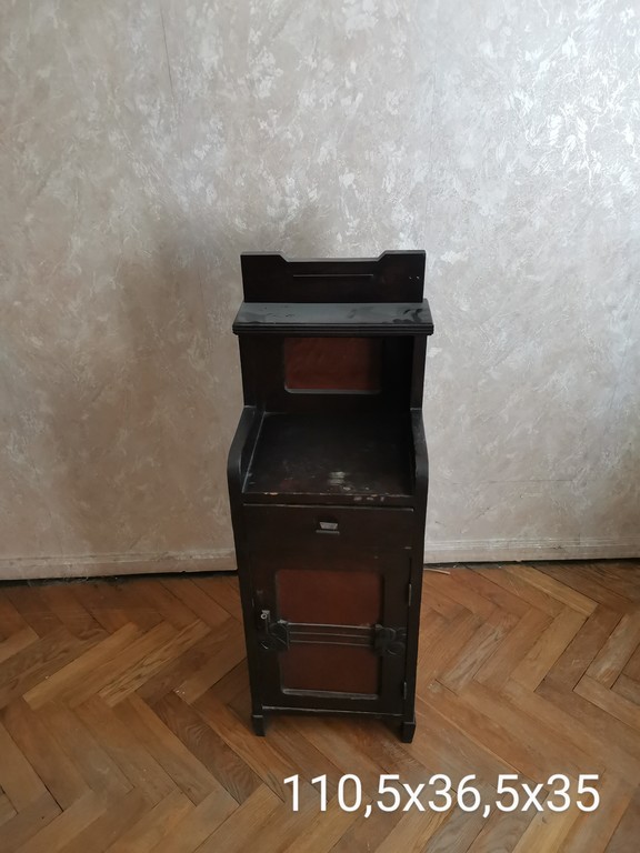 Painted birch cabinet / small 