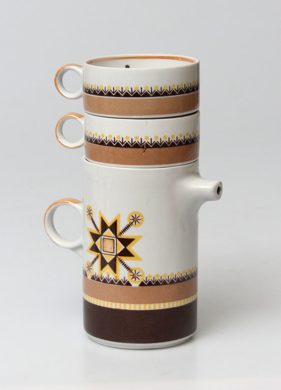 Porcelain coffee set for 2 persons, RPR