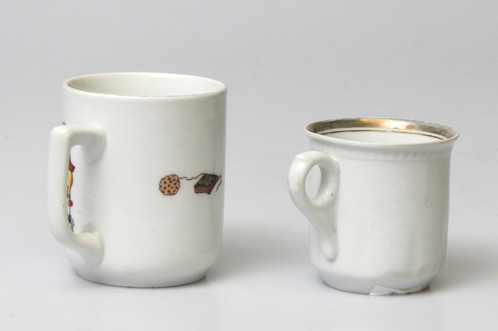 Two porcelain cups
