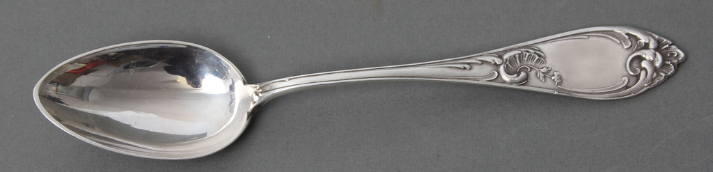 Silver dessert spoon