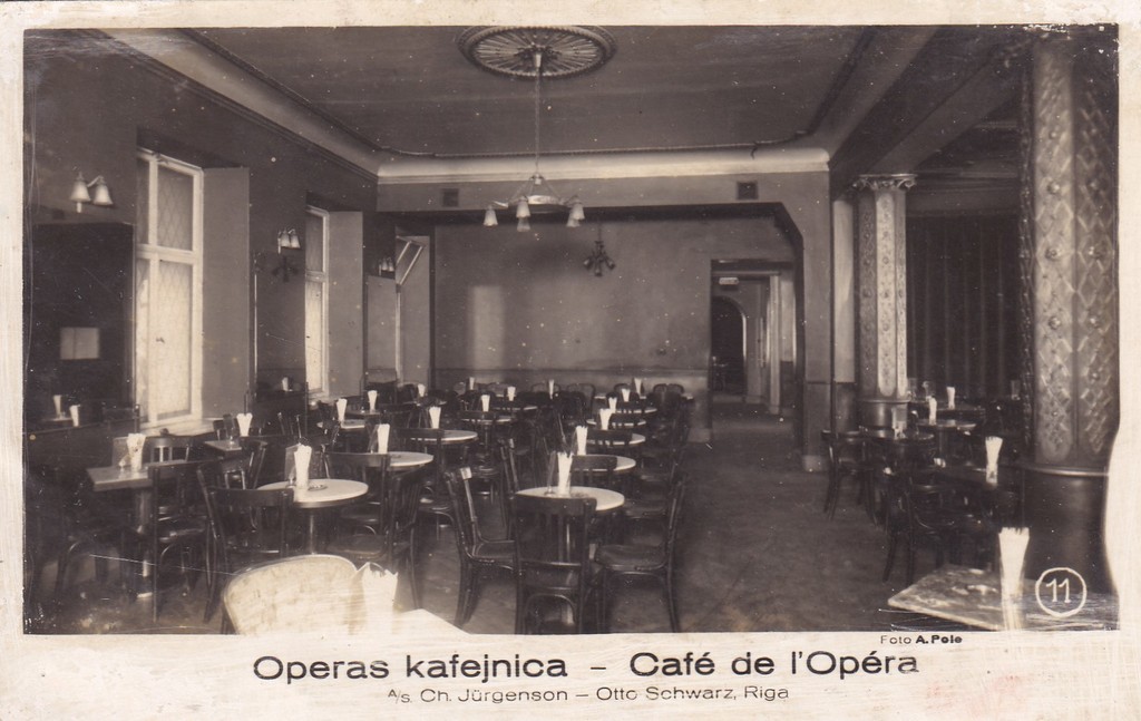 Опера. Кафе Отто Шварца.