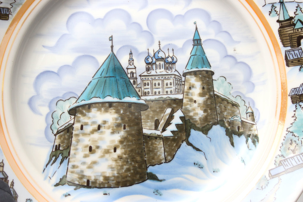 Decorative wall plate ''Pleskava Castle''