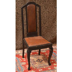 Chairs with leather upholstery (6 pcs.)