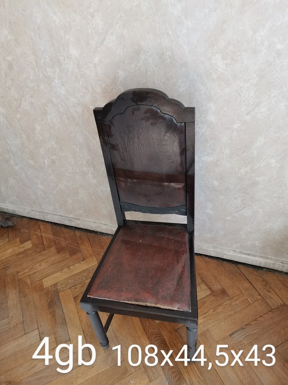 Chairs with backrest 4 pcs