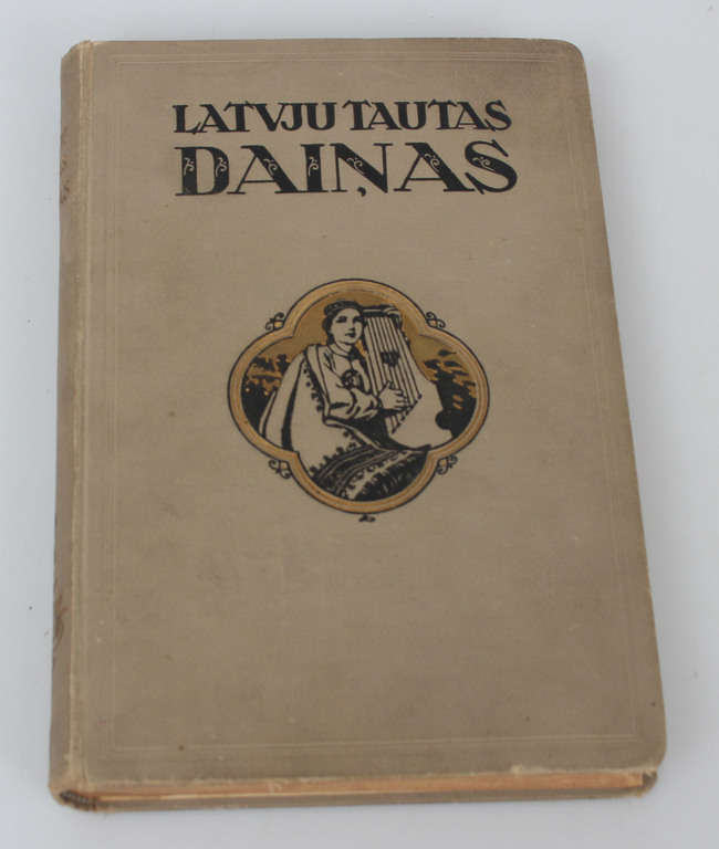 Books ''Latvju dainas (11gab) Leather covers''