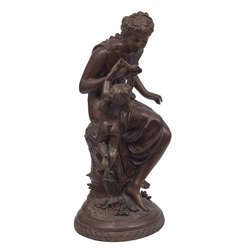 Patinētas bronzas skulptūra 