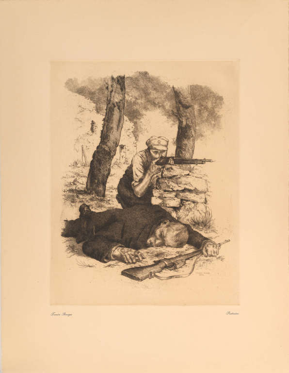 Collection of etchings ''Brīvības cīņas''