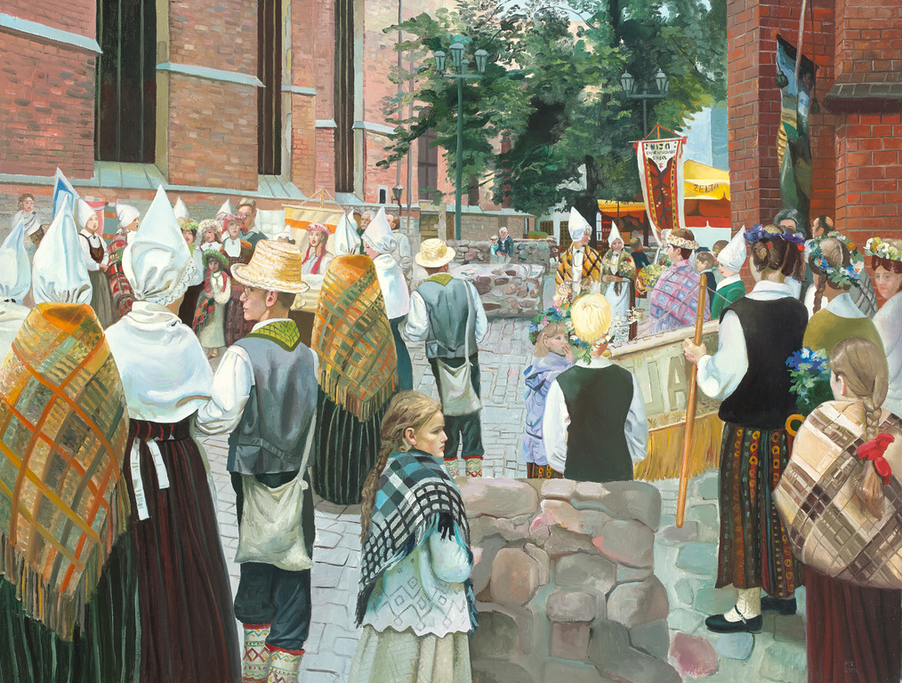 Ligo festival in Old Riga
