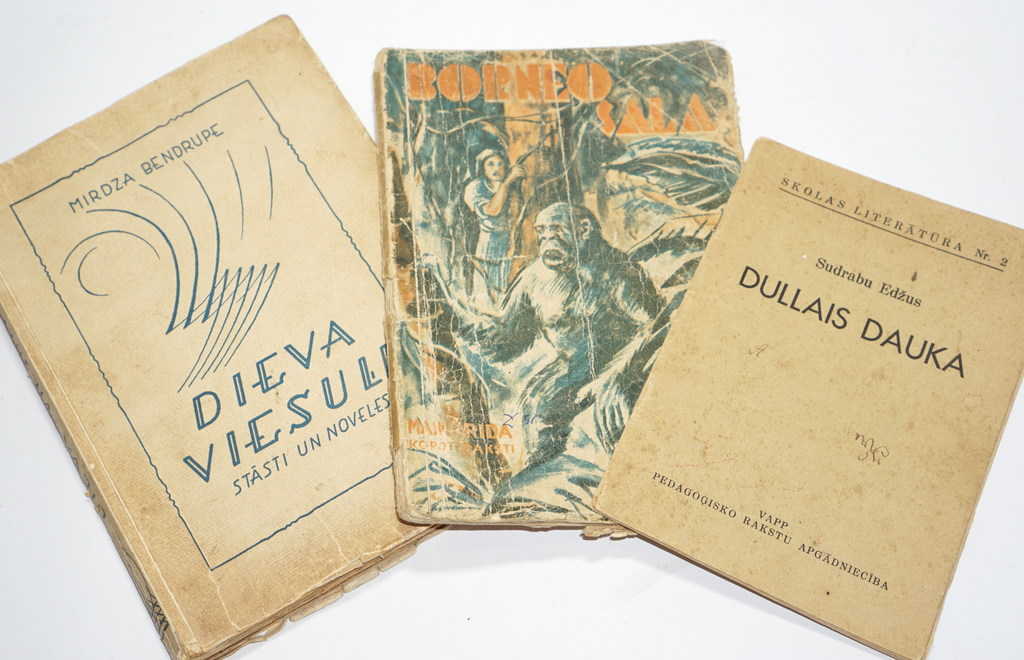 3 grāmatas - Dullais Dauka, Dieva viesuļi, Borneo sala