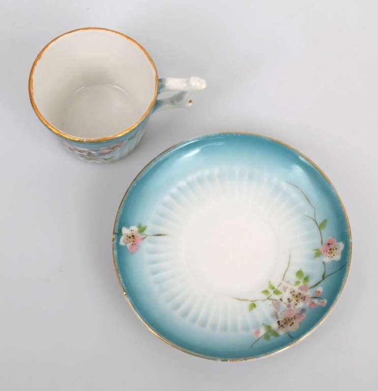 Kuznetsov porcelain cup with saucer