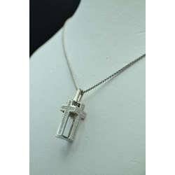 Roger Dubuis white gold diamond necklace and pendant