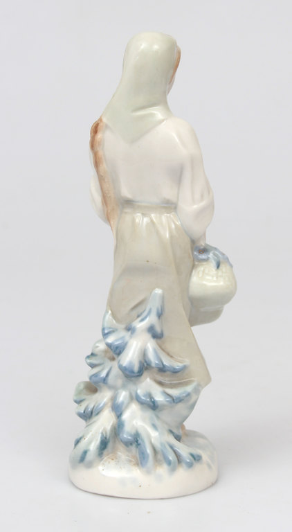 Porcelain figure ''Baibiņa''