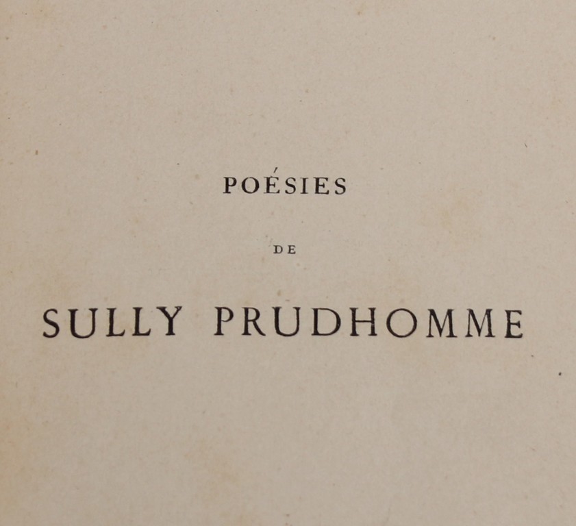 2 стихотворения Салли Прюдомма