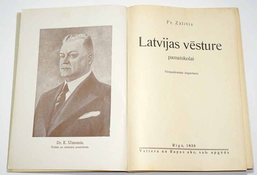 Fr.Zālītis, Latvijas vēsture pamatskolām