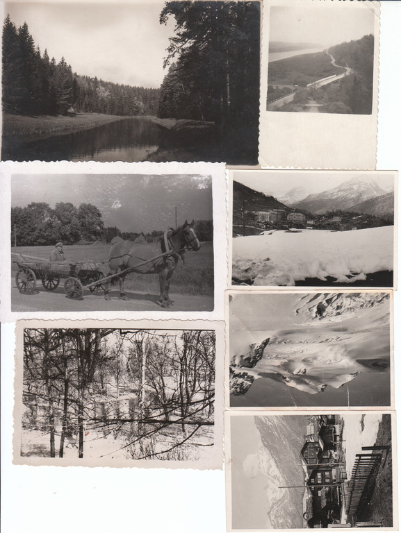 7 photos/postcards