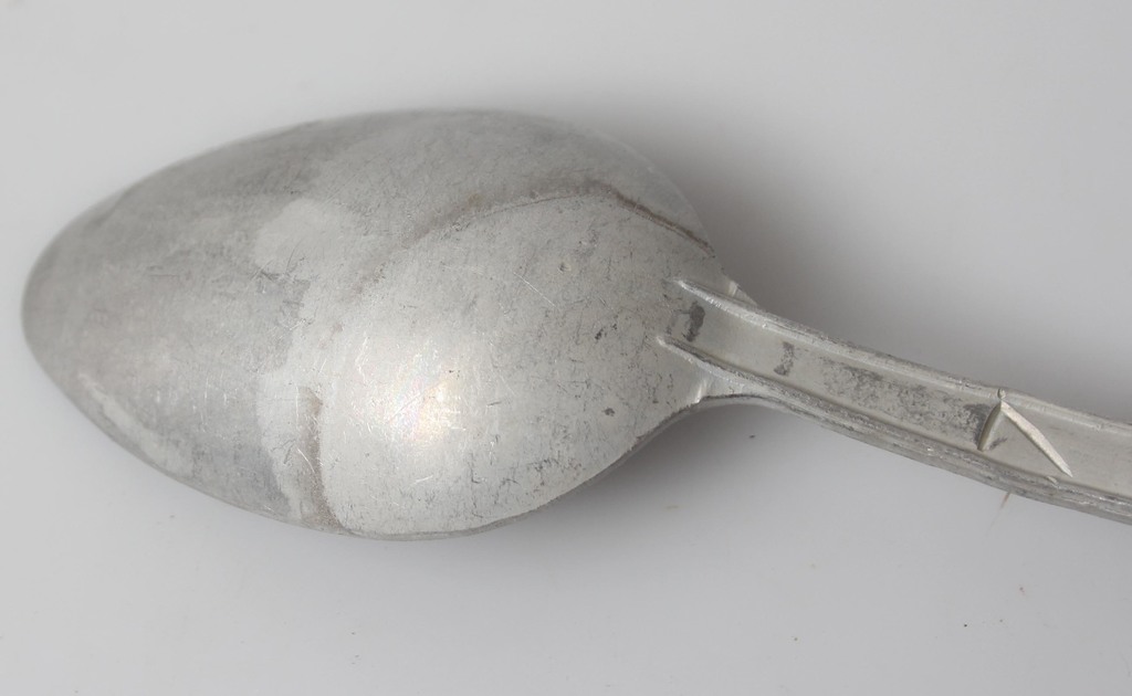 German SS division soldiers spoon
