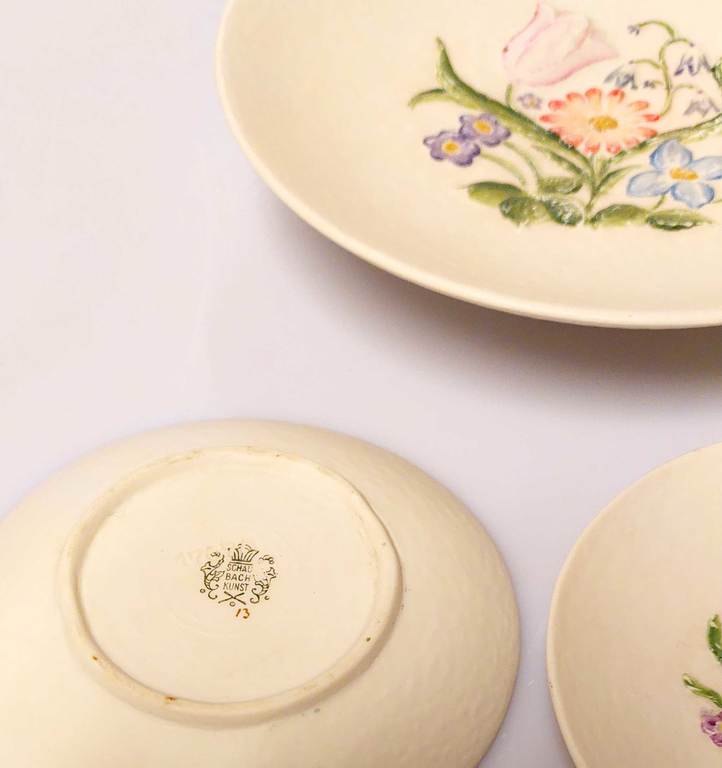 Set of porcelain dishes (3 pcs.)
