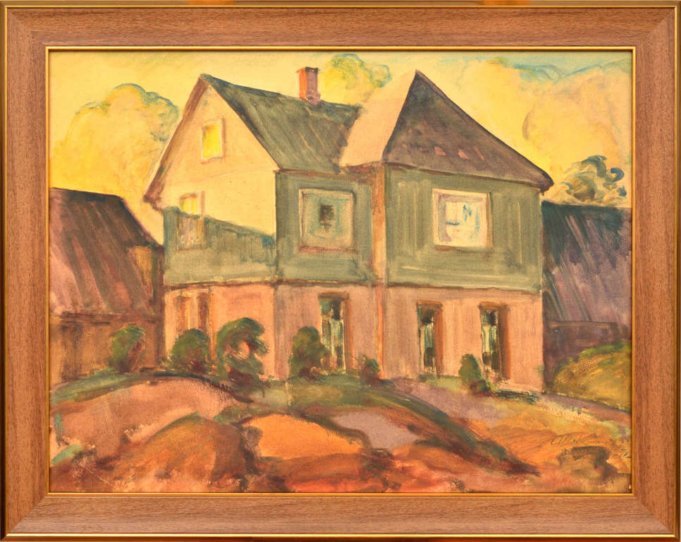 The house of the artist Jānis Rozentals