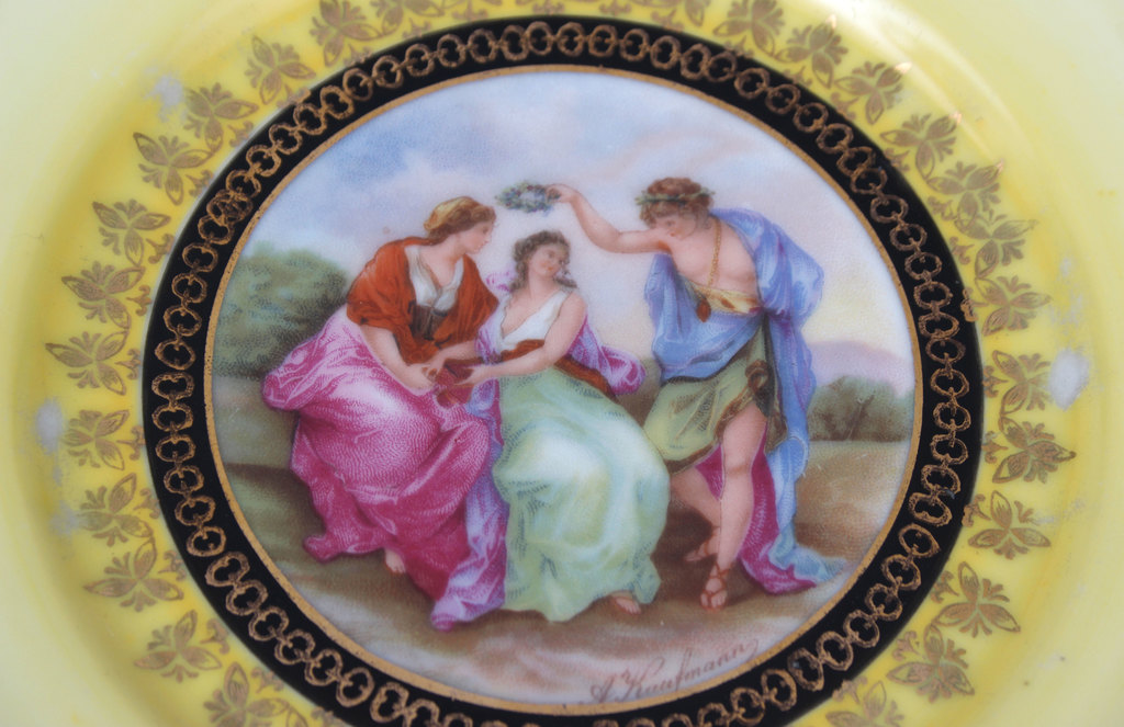 Royal Vienna porcelain plate
