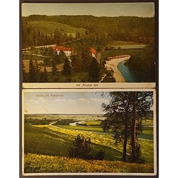 2 postcards: Amatas iela, Abava near Kandava, 1930 