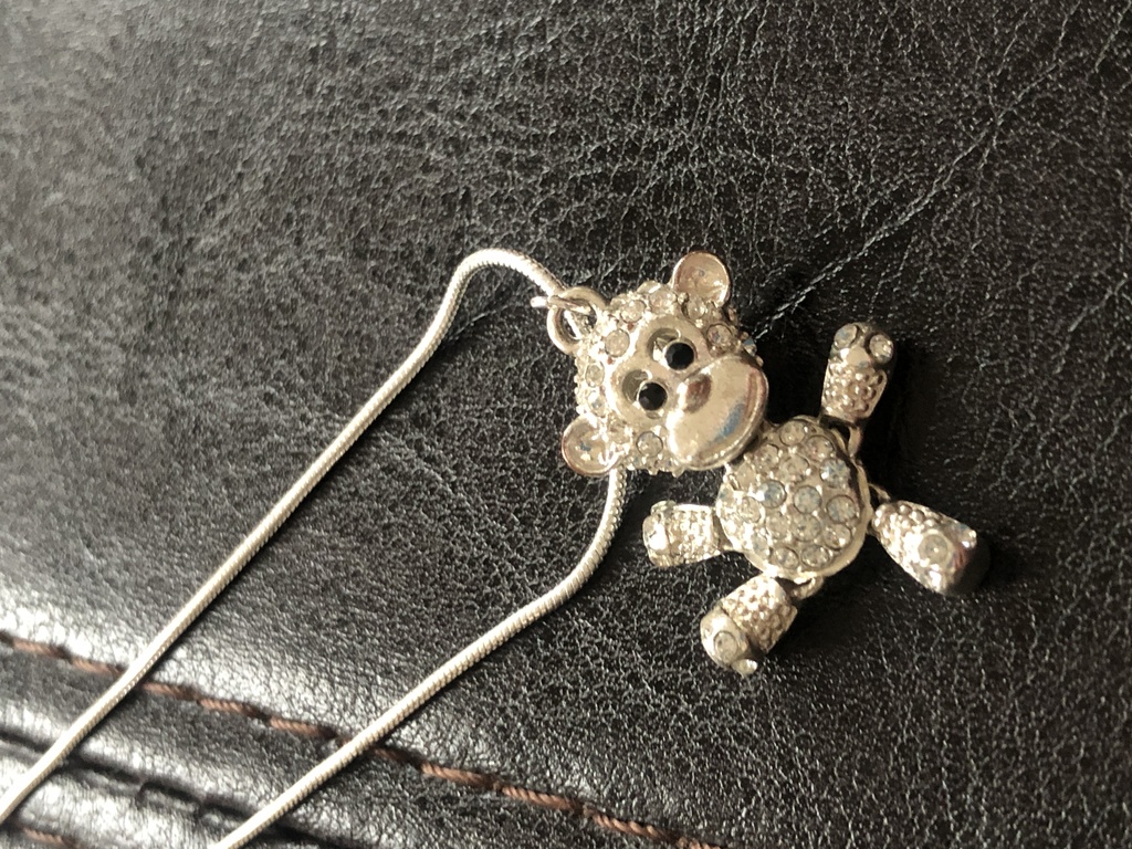 Pendant Bear in a silver chain