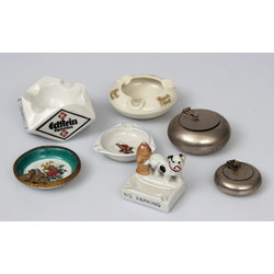 Various ashtrays (7 pcs.)