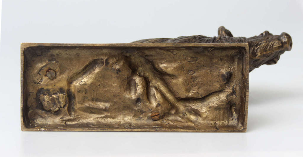 Bronzas skulptūra Mežacūka