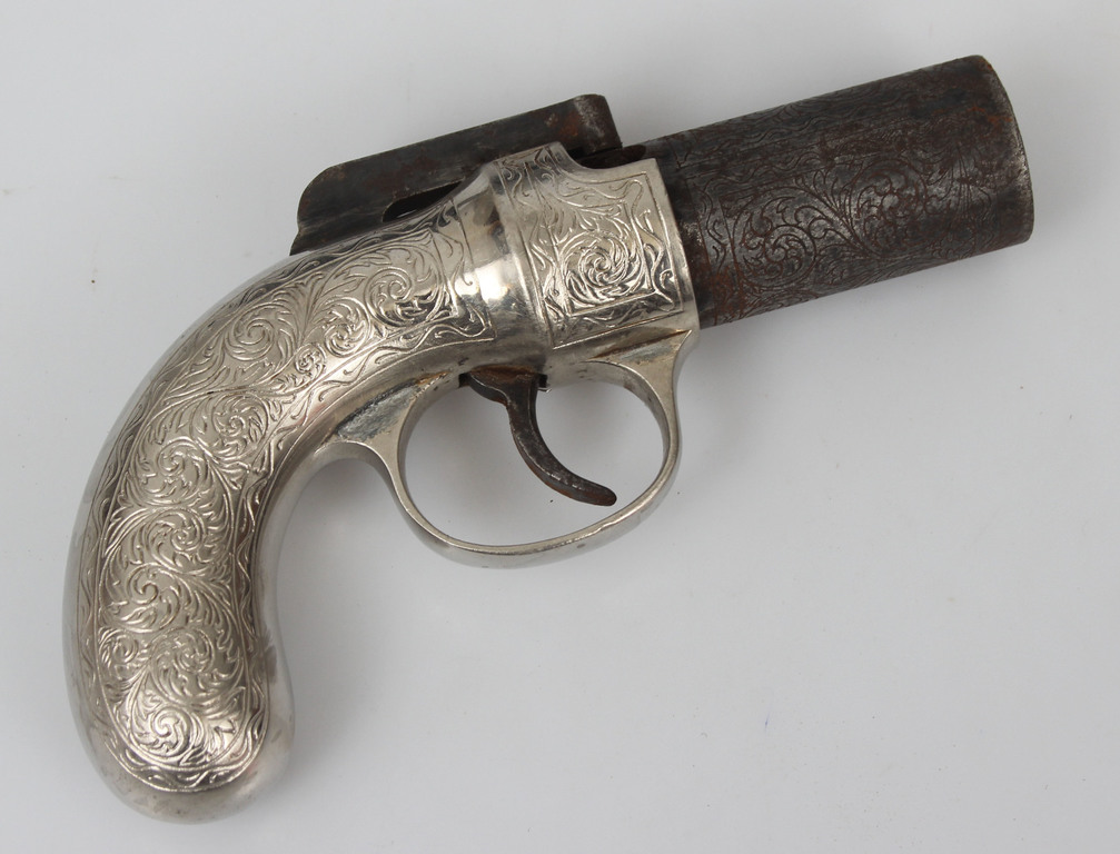 Six-barreled Belgian pistol