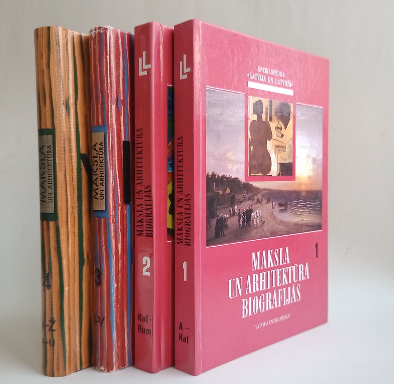 4 volumes of art and architecture biographies