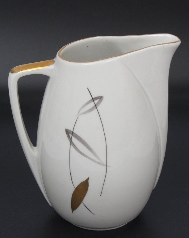 Porcelain cream jug from porcelain set ''Daina''