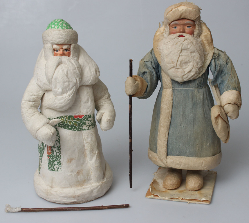Two Soviet-era Christmas toys-decorations