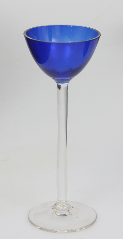 Iļģuciema krāsainā stikla liķiera glāzītes (11 gab.)