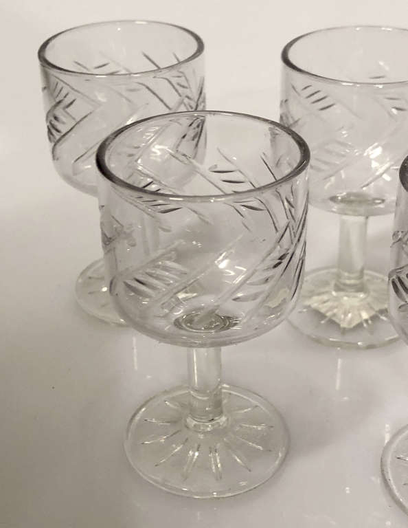 Set of crystal glasses (5 pcs.)