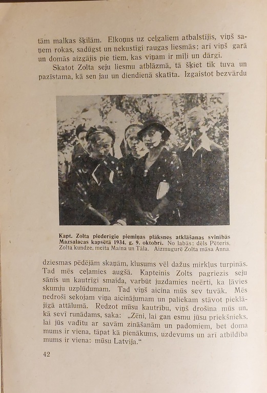 Captain Zolta's company. Memories of a companion. Žanis Žibietis 1940