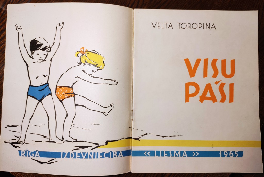 Visi paši, 1965, 16 lpp., Velta Toropiņa, Rīga, Apgāds 
