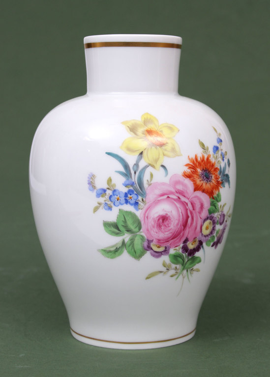 Meissen porcelain vase