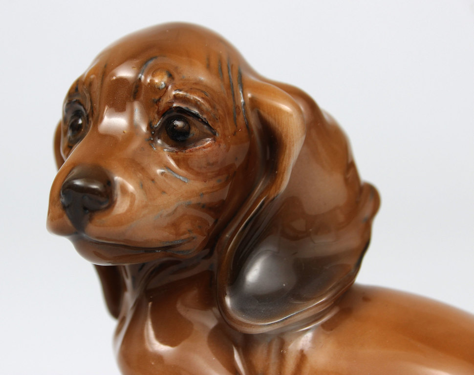 Porcelain dachshund puppy