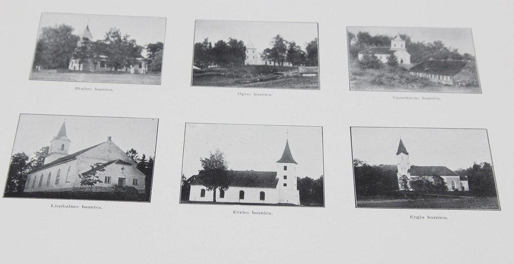Photo images of Latvian Ev.-Lutheran churches (60 pages)